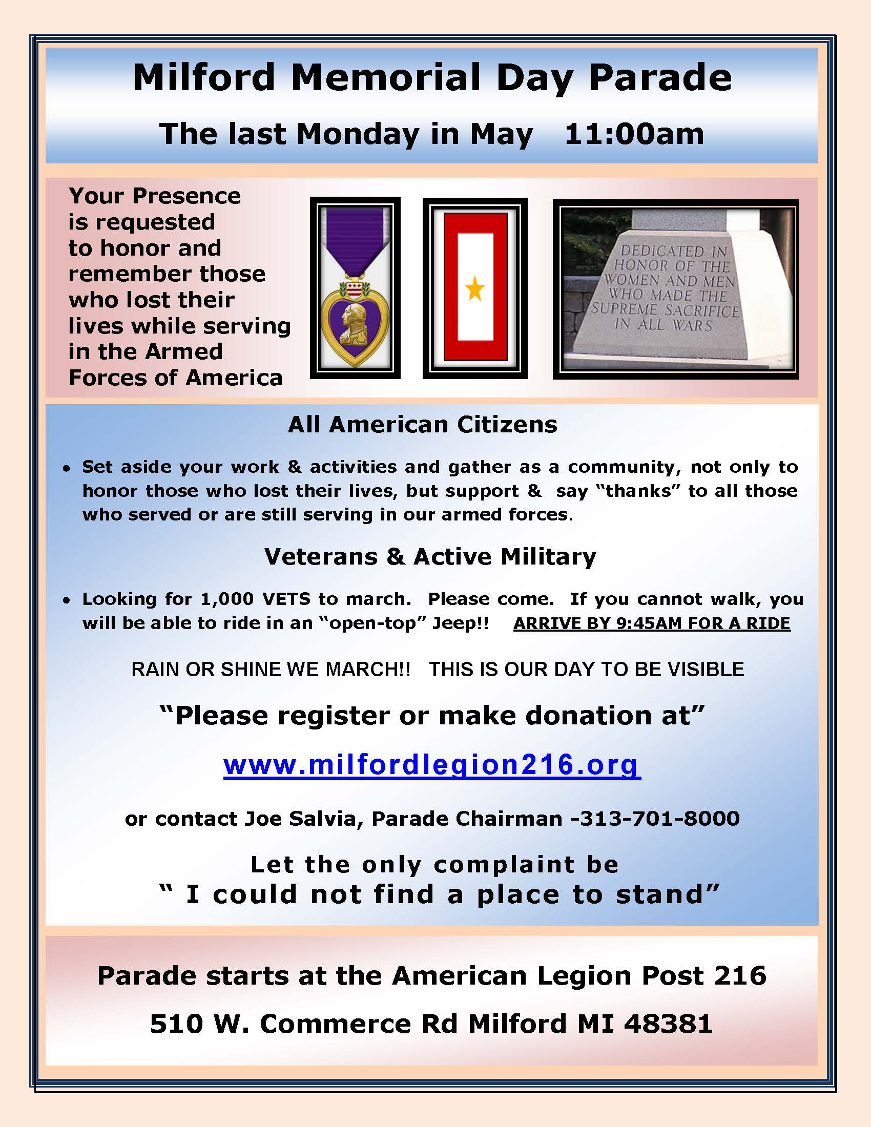 memorial day flyer